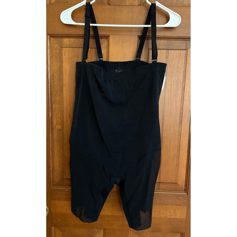 Honeylove Open Bust Bodysuit Sculptwear Womens‎ 2X Black Plus-Size Shapewear